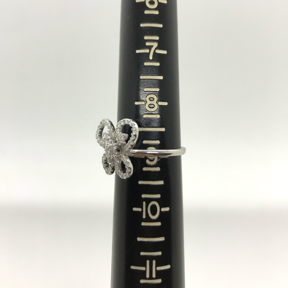 925 sterling silver butterfly 🦋 cz ring - Picture 10 of 10